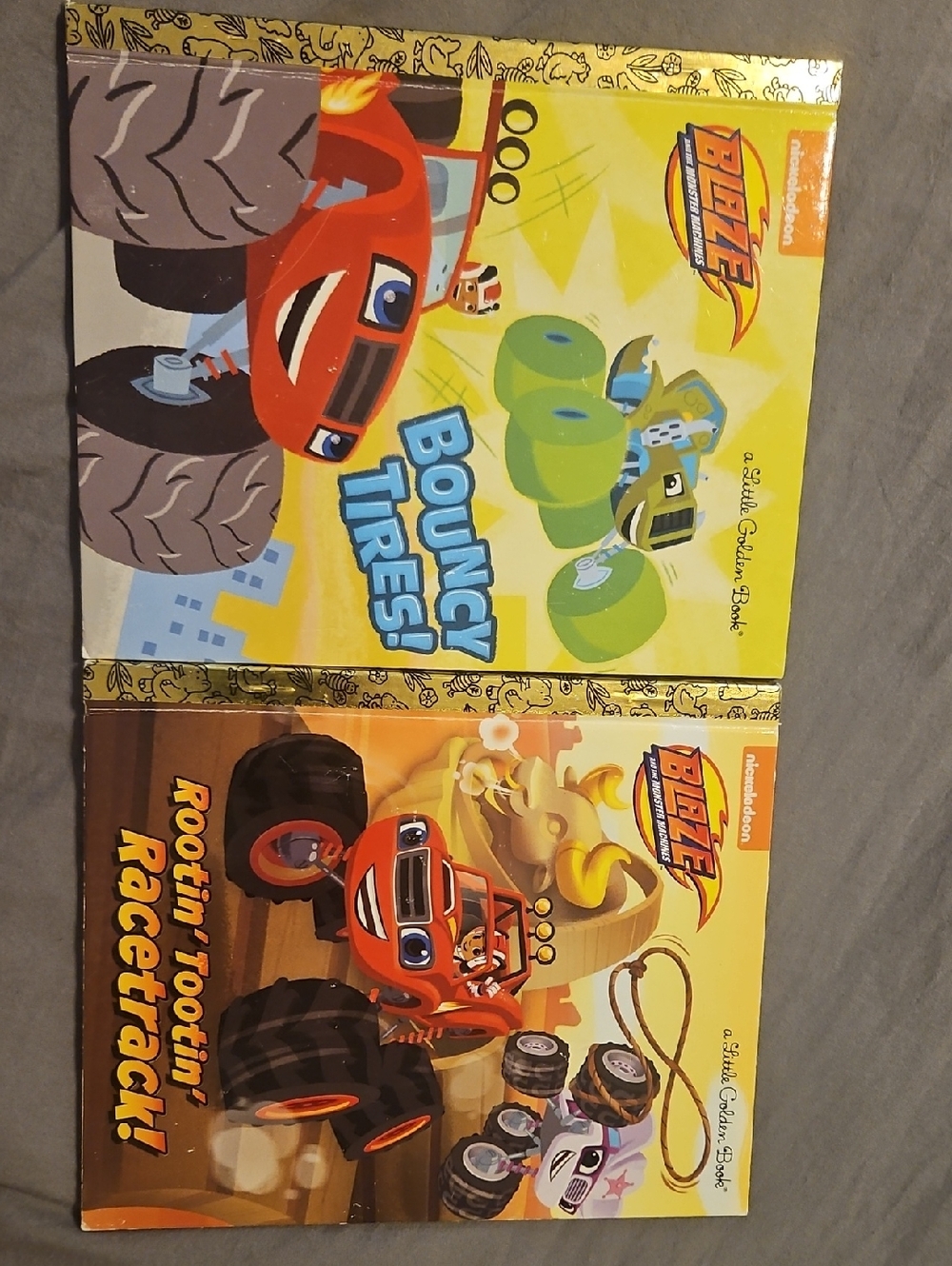 Set Of 2 Blaze And The Monstet Machine Books